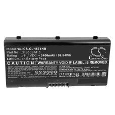 Kompatibilní náhrada baterie za Sager PB50BAT-6,PB50BAT-6-62