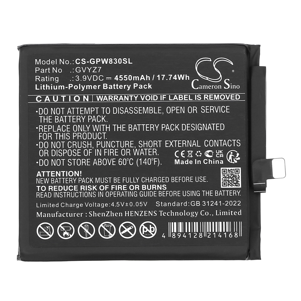 Mobile Phone Battery Google CS-GPW830SL