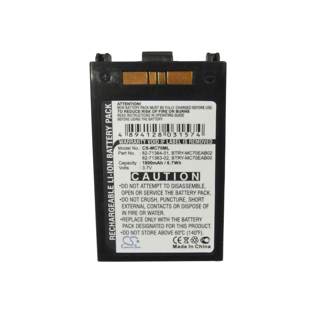 BarCode, Scanner Battery Symbol CS-MC70ML