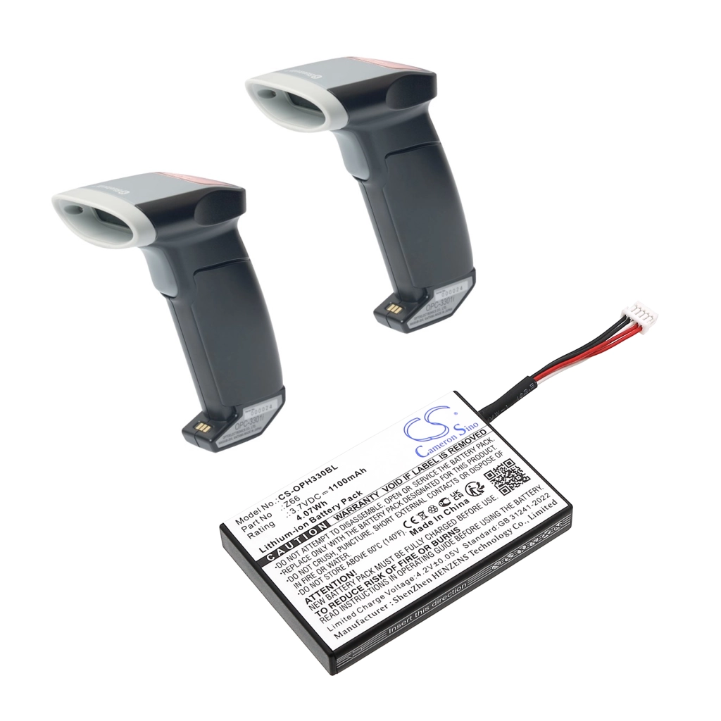 BarCode, Scanner Battery Opticon CS-OPH330BL