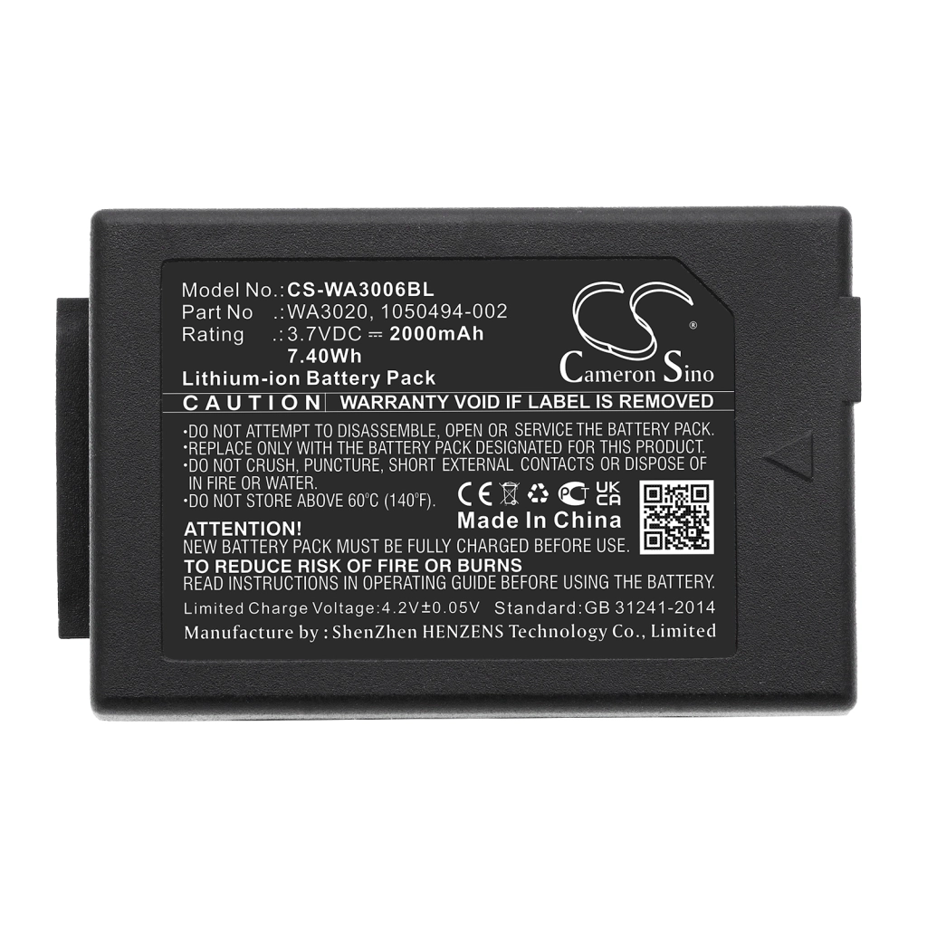 BarCode, Scanner Battery TEKLOGIX WorkAbout Pro G4