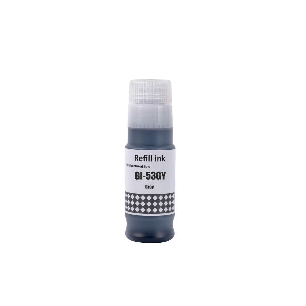 Kompatibilní s Canon GI-53GY / 70ml Atrament Šedá (Tlačový atrament)