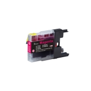 Kompatibilní s Brother LC17 / 19ml Atrament Tmavo purpurová (Atramentové kazety)