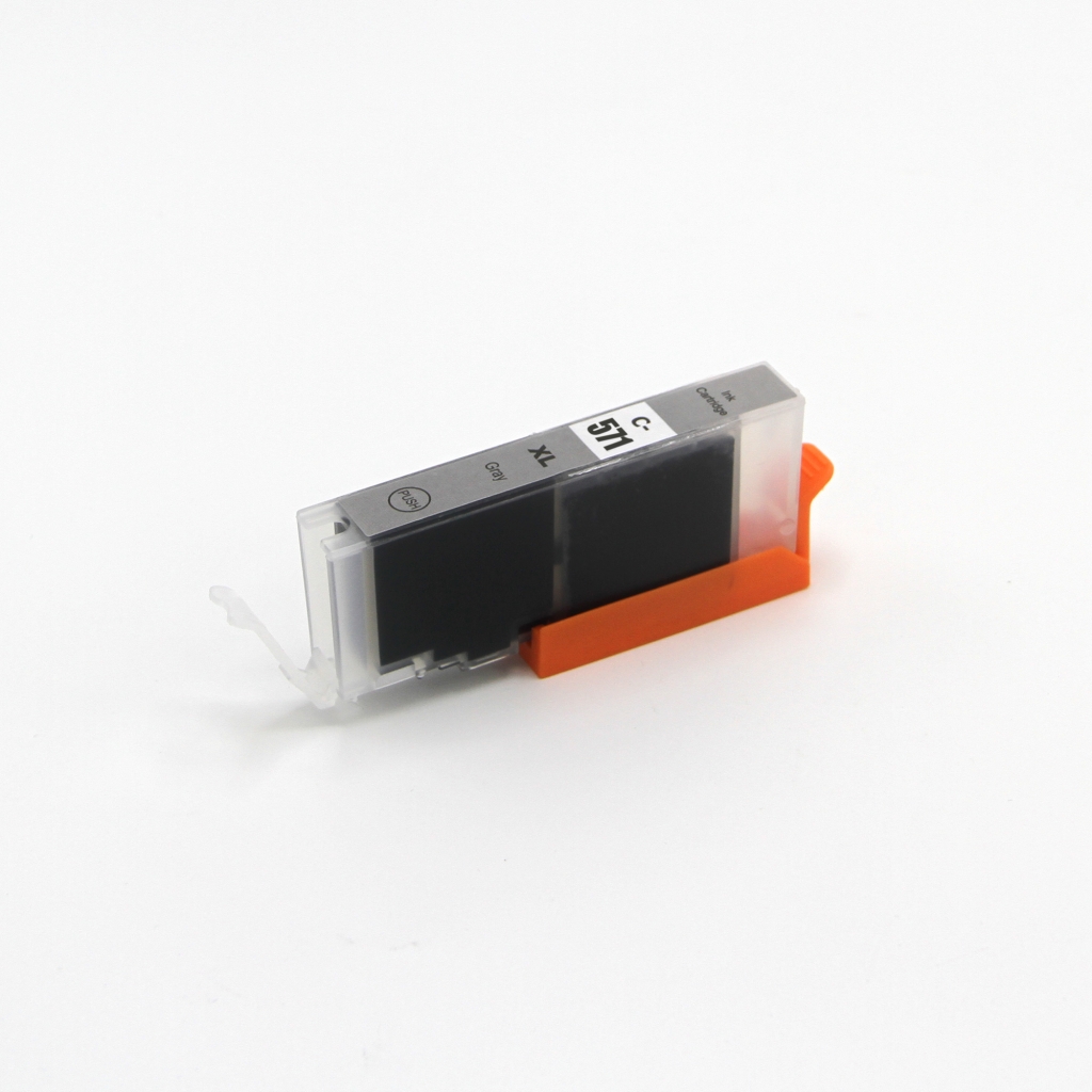Kompatibilní s Canon CLI-571XLGY / 12ml Atrament Šedá (Atramentové kazety)