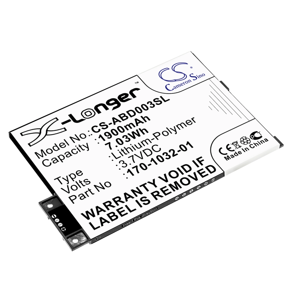 Baterie do elektronických čteček knih Amazon CS-ABD003SL