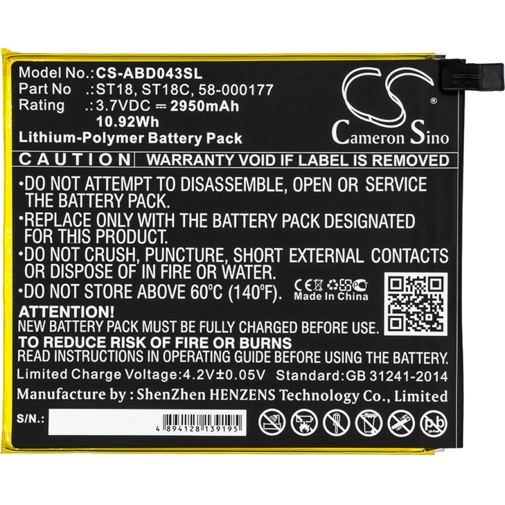 Batéria pre tablet Amazon CS-ABD043SL