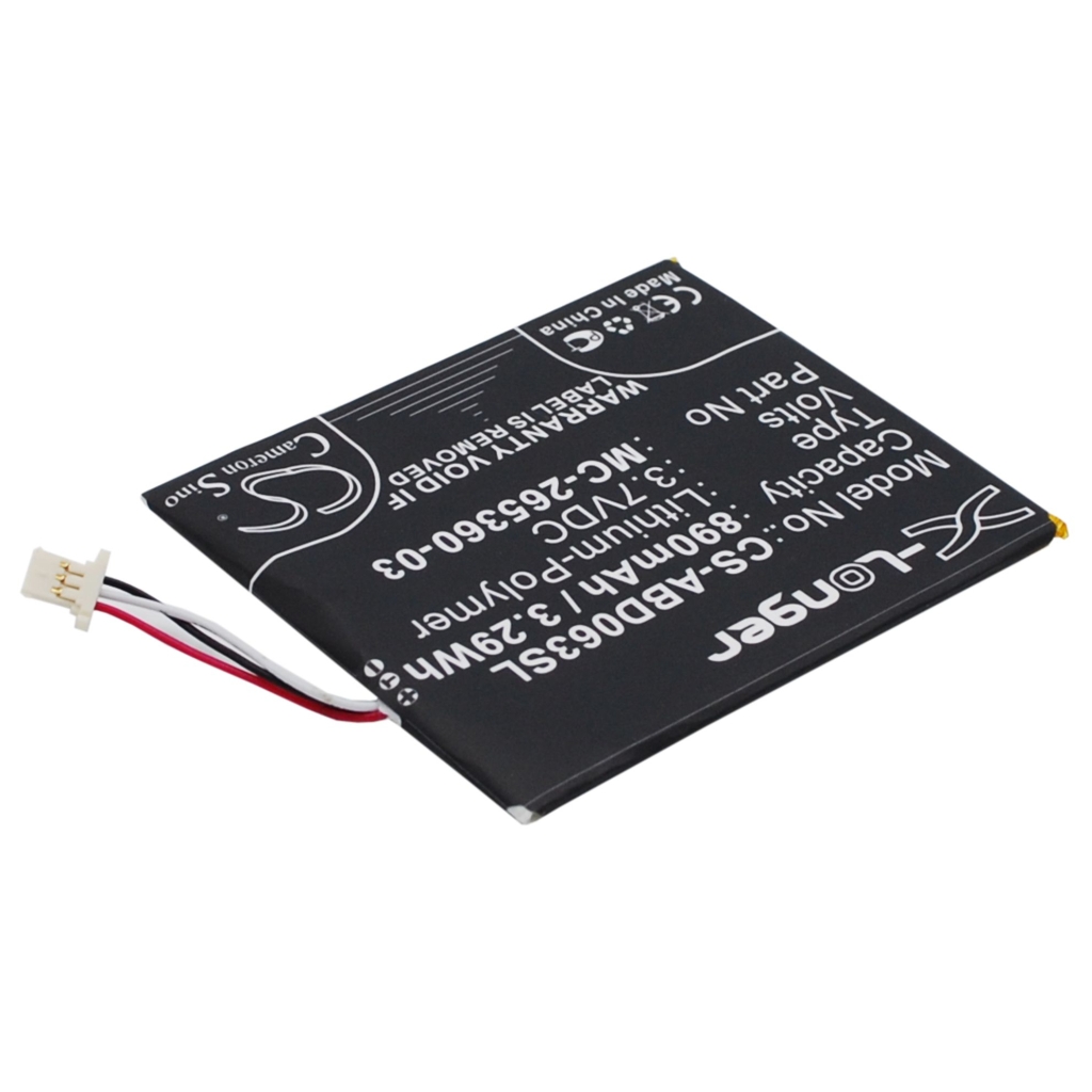 Batérie pre elektronické knihy, elektronické čítačky Amazon CS-ABD063SL