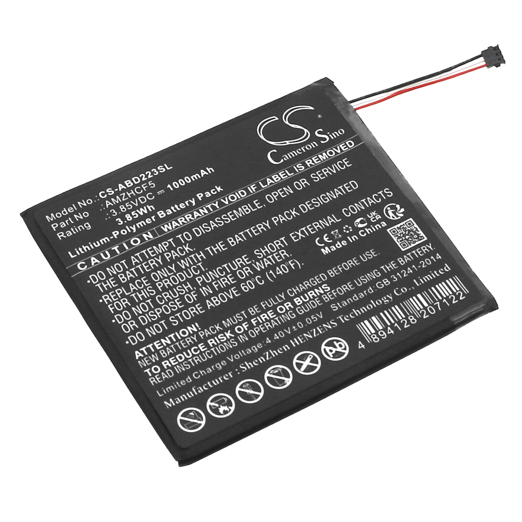 Batérie pre elektronické knihy, elektronické čítačky Amazon CS-ABD223SL