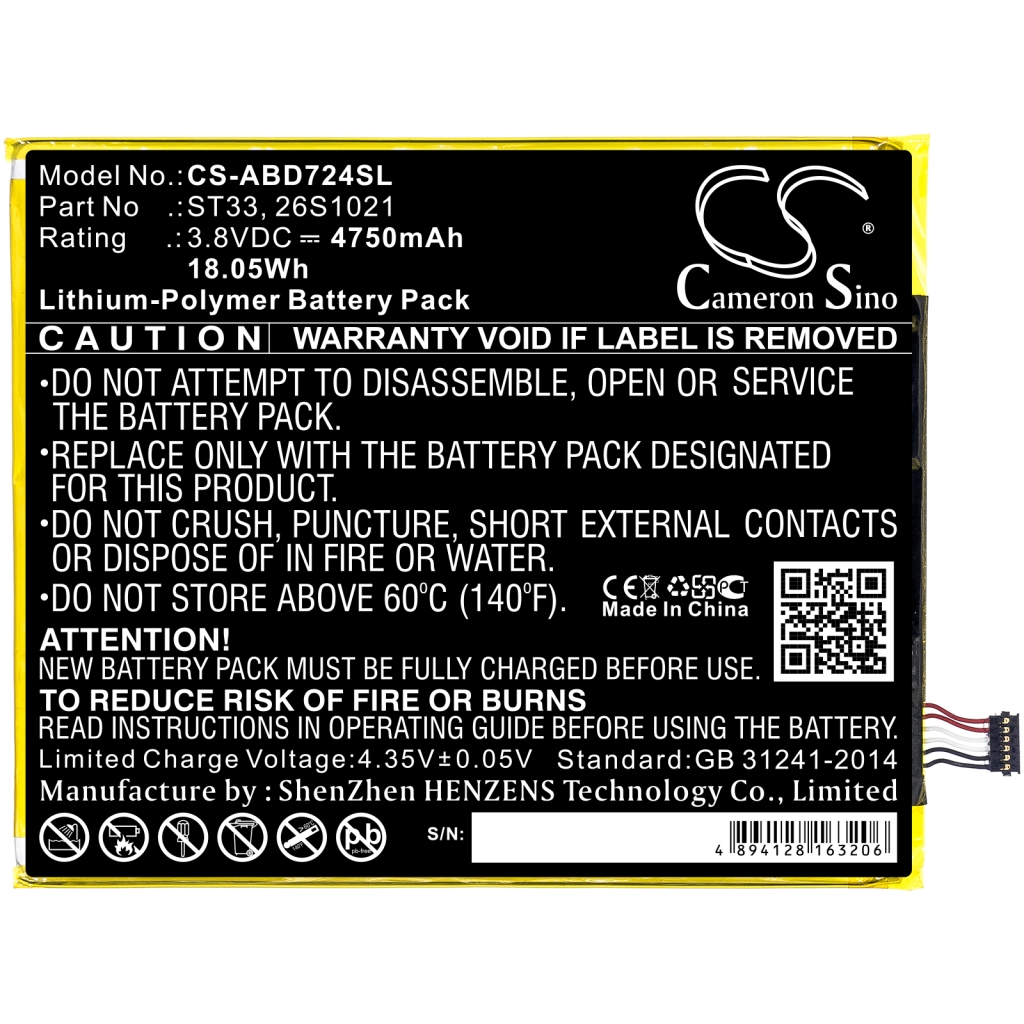 Batéria pre tablet Amazon CS-ABD724SL