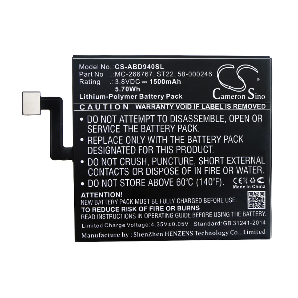 Batéria pre tablet Amazon CS-ABD940SL