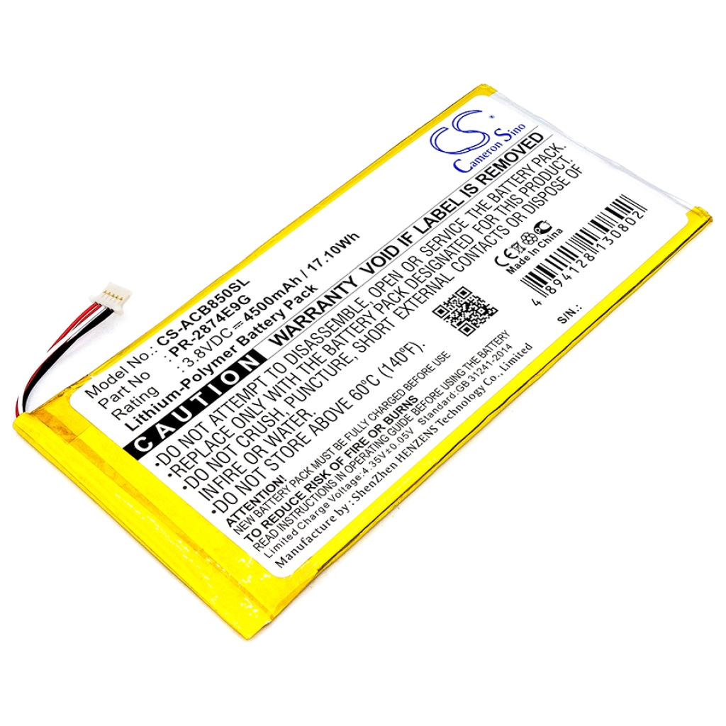 Batéria pre tablet Acer CS-ACB850SL