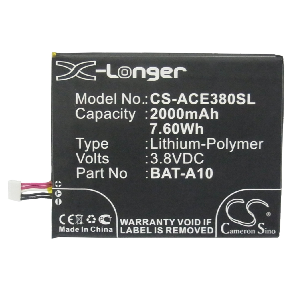 Batérie pre mobilné telefóny Acer CS-ACE380SL