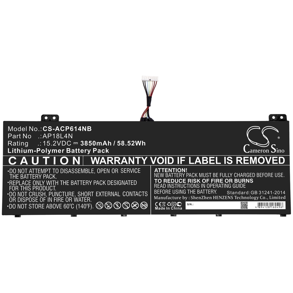 Notebook battery Acer CS-ACP614NB