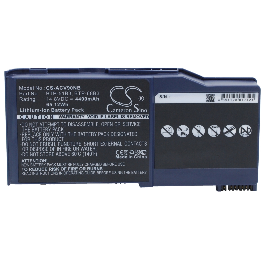 Baterie kompatibilní s Acer Gateway Cybercom Medion CS-ACV90NB