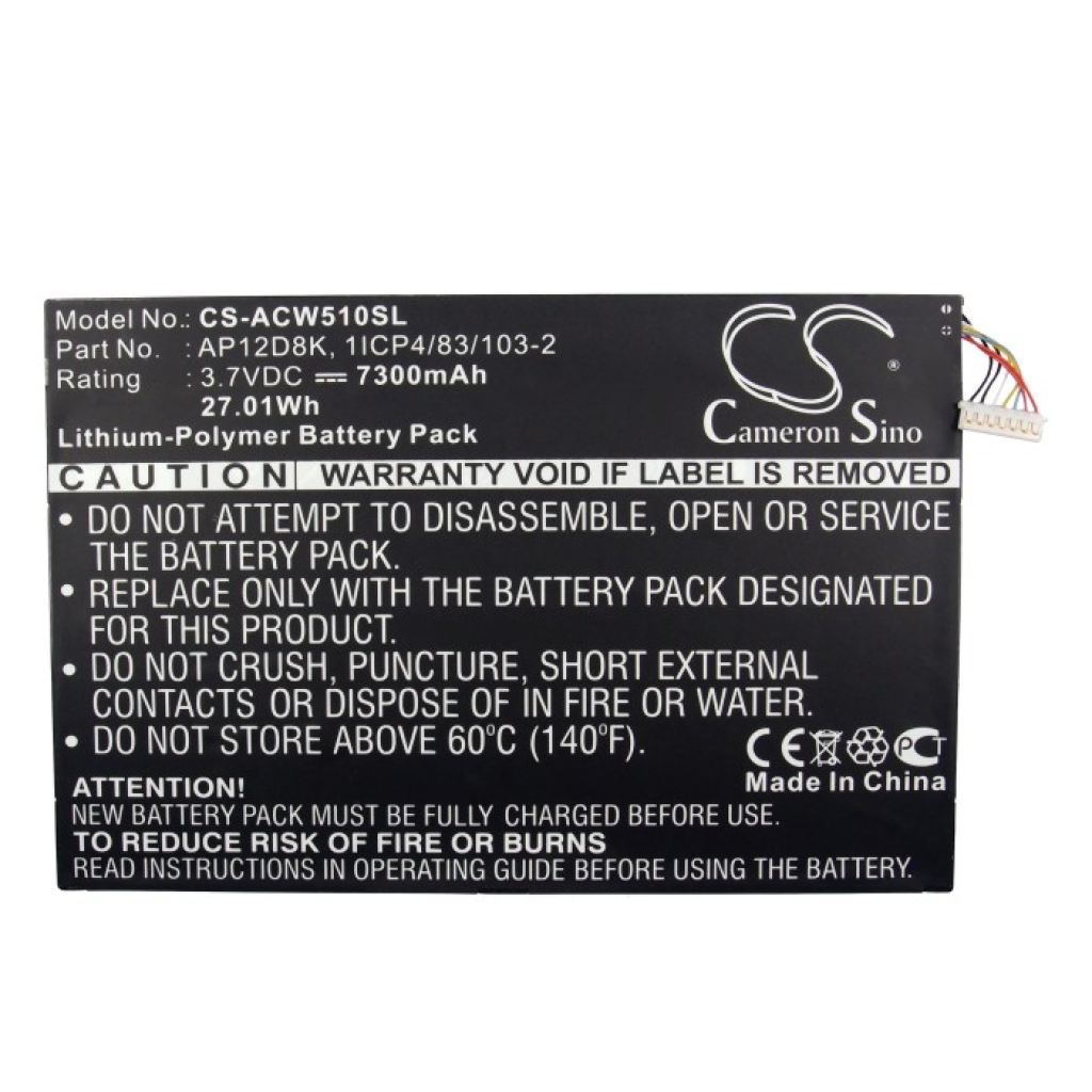 Batéria pre tablet Acer CS-ACW510SL