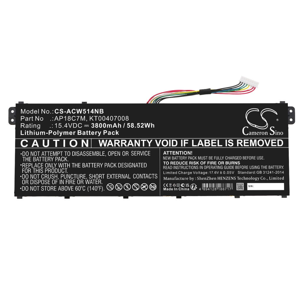 Notebook battery Acer Swift 5 SF514-54GT-70WJ
