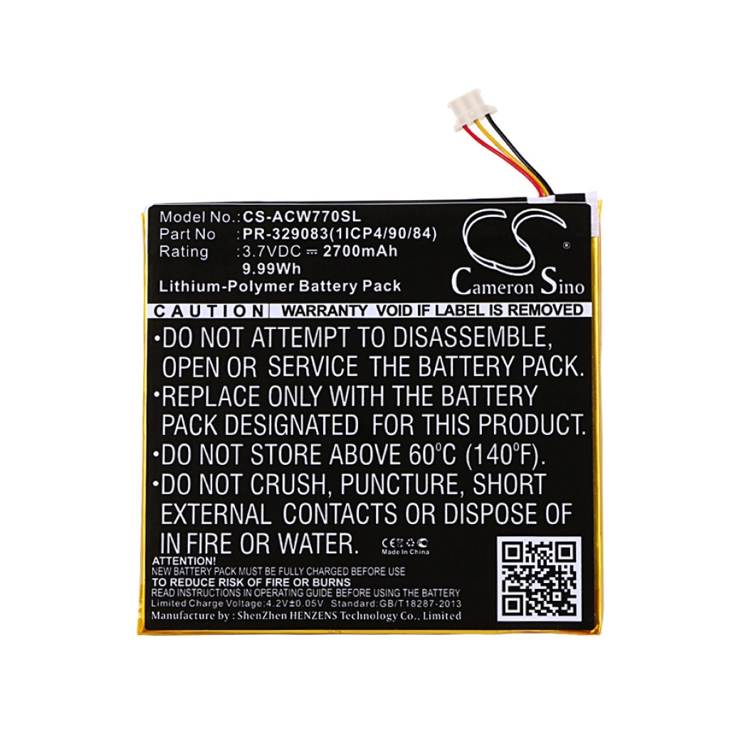Batéria pre tablet Acer CS-ACW770SL