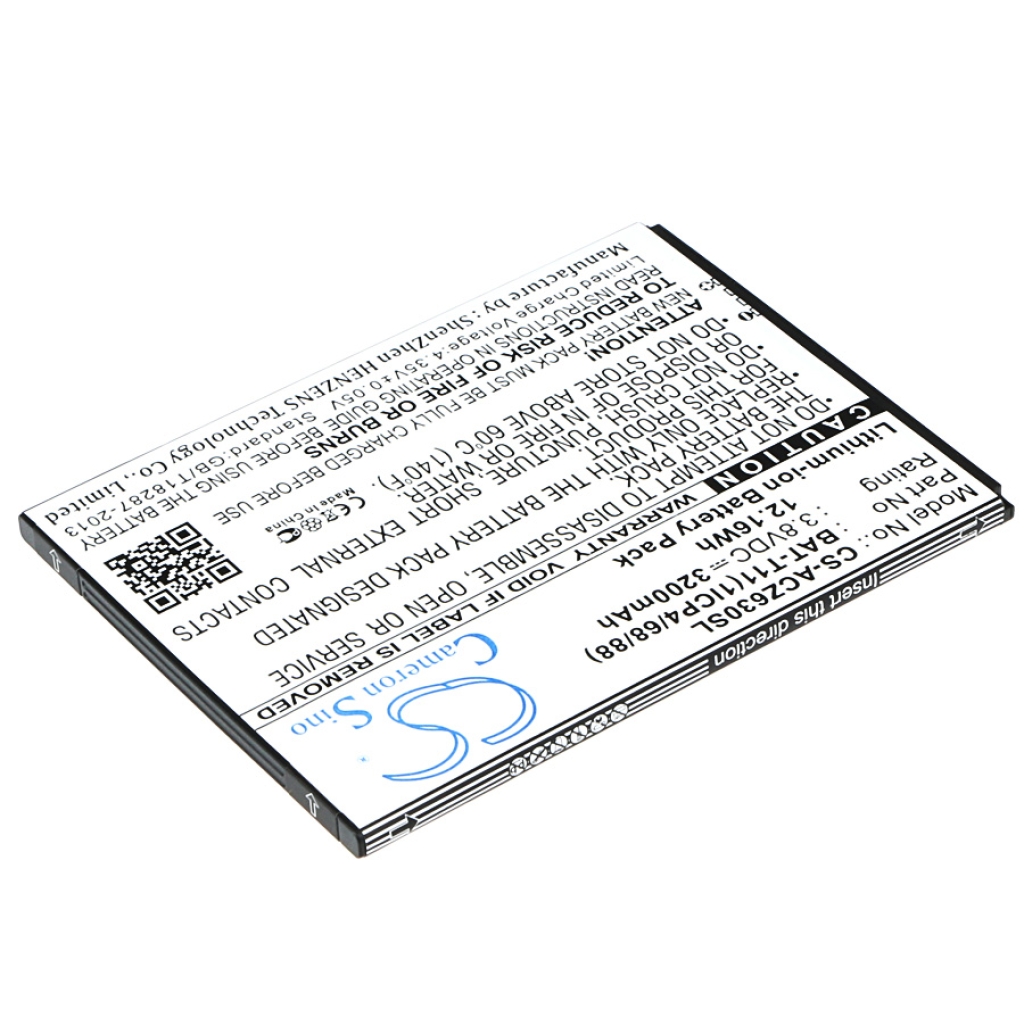 Batérie pre mobilné telefóny Acer CS-ACZ630SL