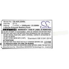 Kompatibilní náhrada baterie za Additel 9702,9712