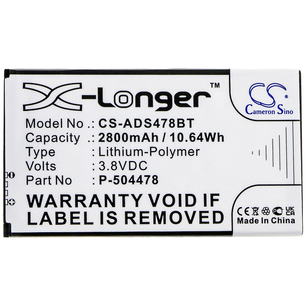 Batéria pre domáce bezpečnostné kamery Adt CS-ADS478BT