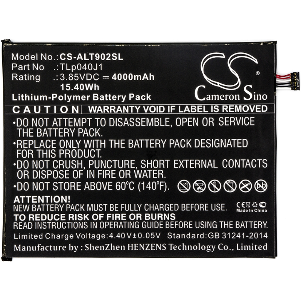 Batéria pre tablet Alcatel CS-ALT902SL