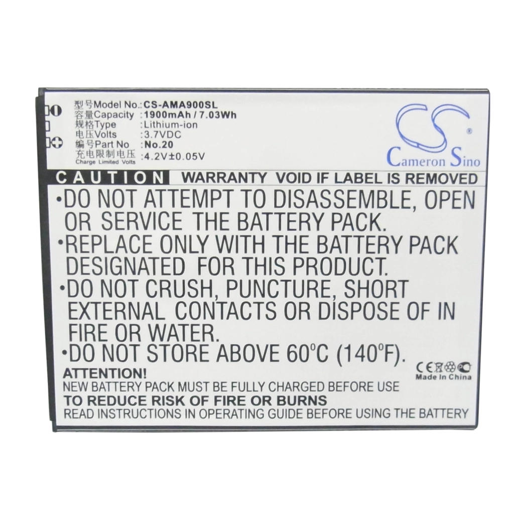 Mobile Phone Battery AMOI CS-AMA900SL