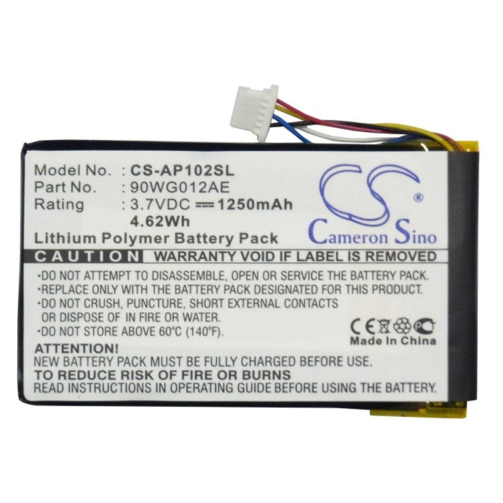 Batéria GPS, navigátora Asus CS-AP102SL