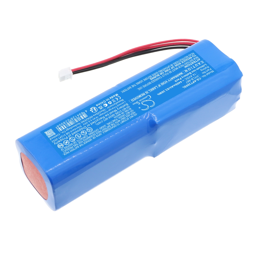 Cameron Sino CS-APT300SL elongated cylindrical blue Li-ion pack side view