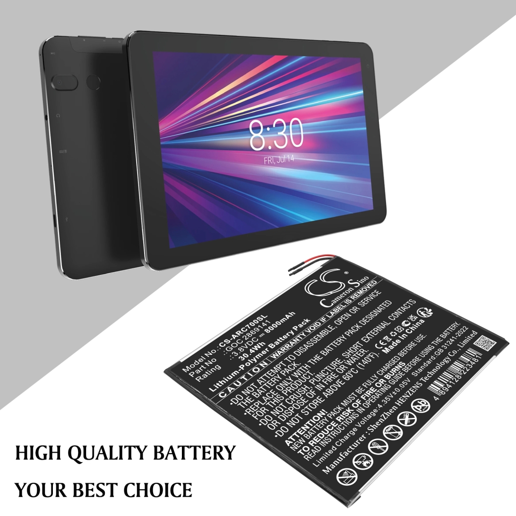 Tablet Battery Archos CS-ARC700SL