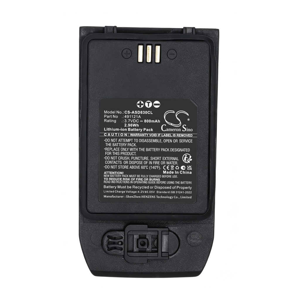 Batteries compatible with Ascom D83 D83 Messenger Talker CS-ASD830CL