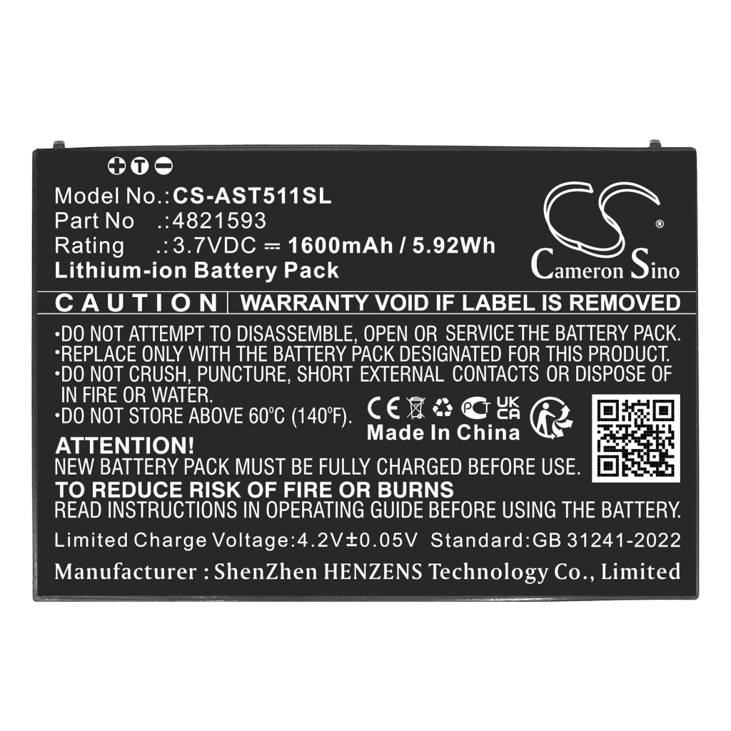Batéria pre domáce bezpečnostné kamery Assa abloy CS-AST511SL