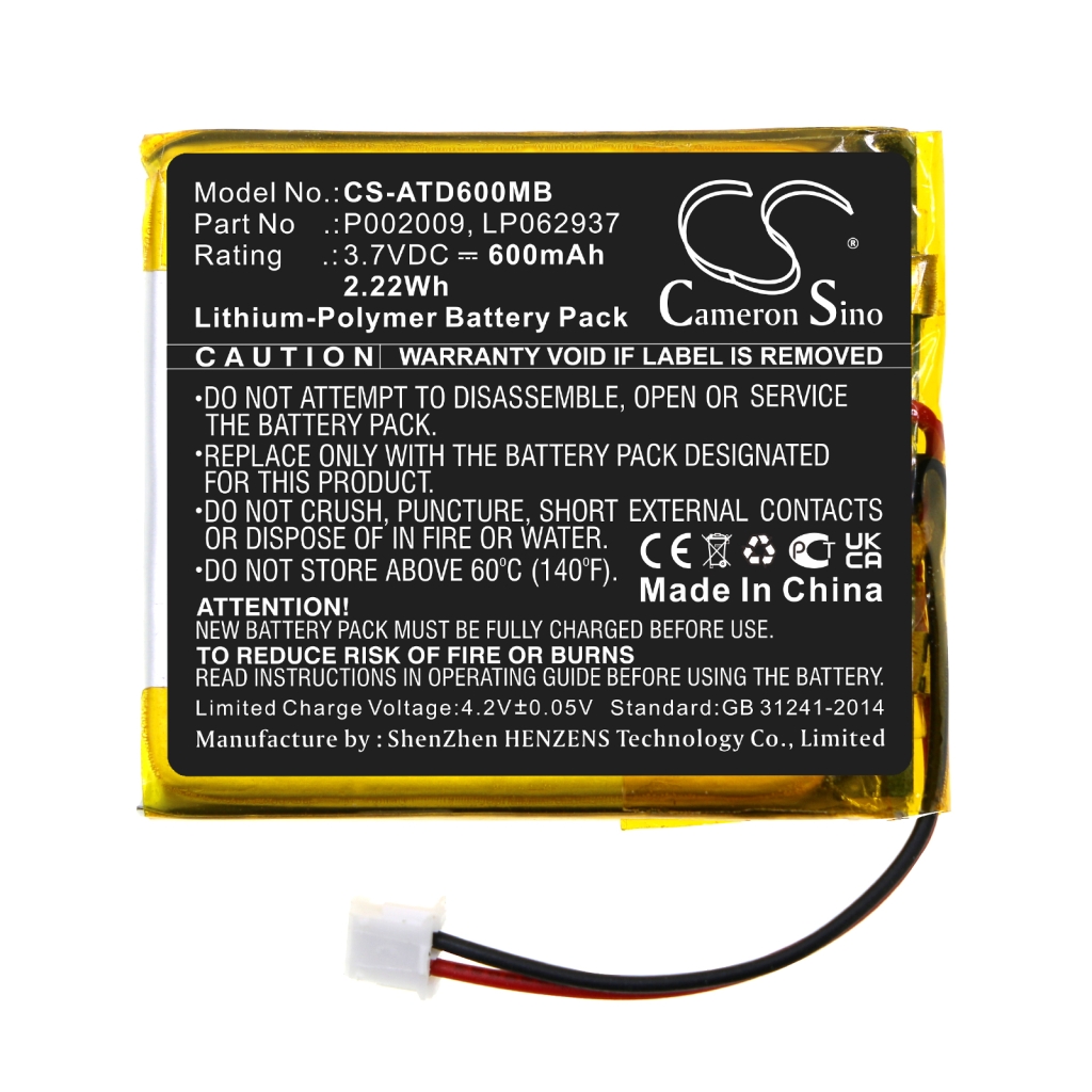 Batérie pre detské telefóny Alecto CS-ATD600MB