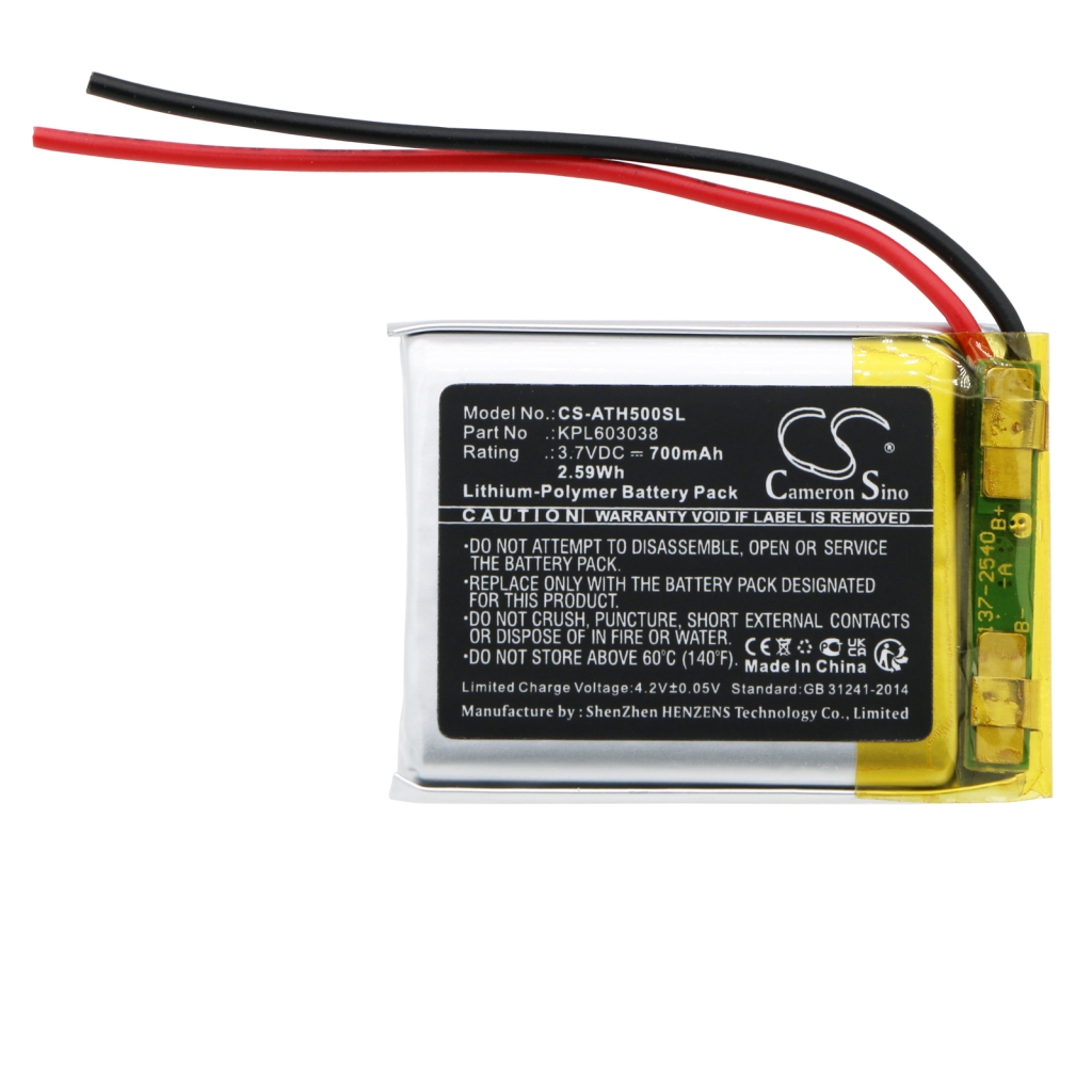 Batéria do bezdrôtovej náhlavnej súpravy Audio-technica CS-ATH500SL