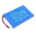 Šikmý pohled na štítek modrého pouch packu CS-ATP110SL 7,4V 5000mAh