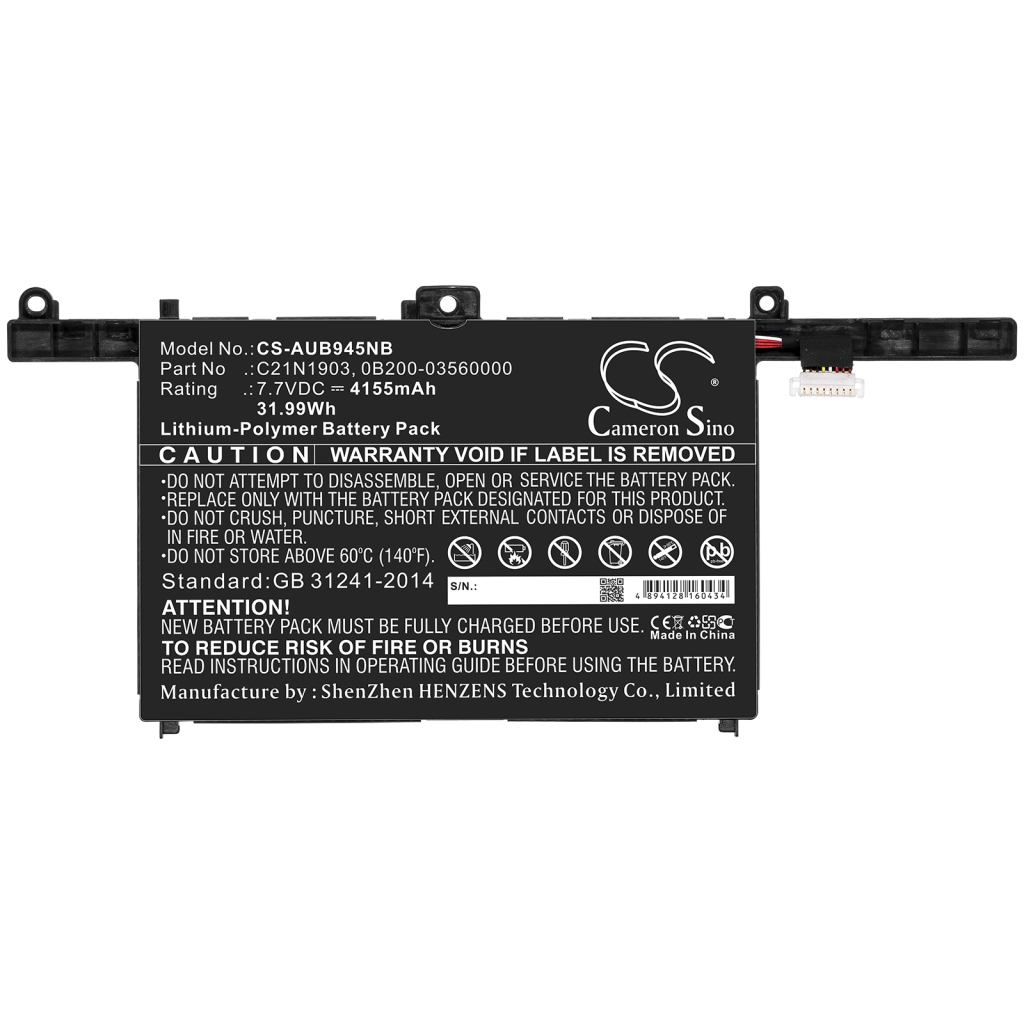 Batéria notebooku Asus CS-AUB945NB