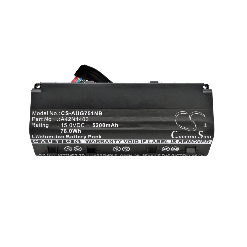 Notebook battery Asus G751JL-BSi7T28 (CS-AUG751NB)