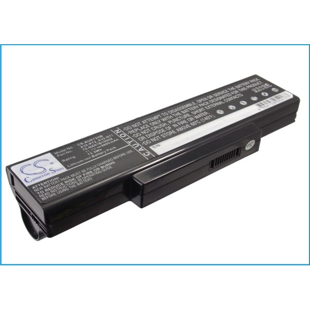 Notebook battery Asus K72JR