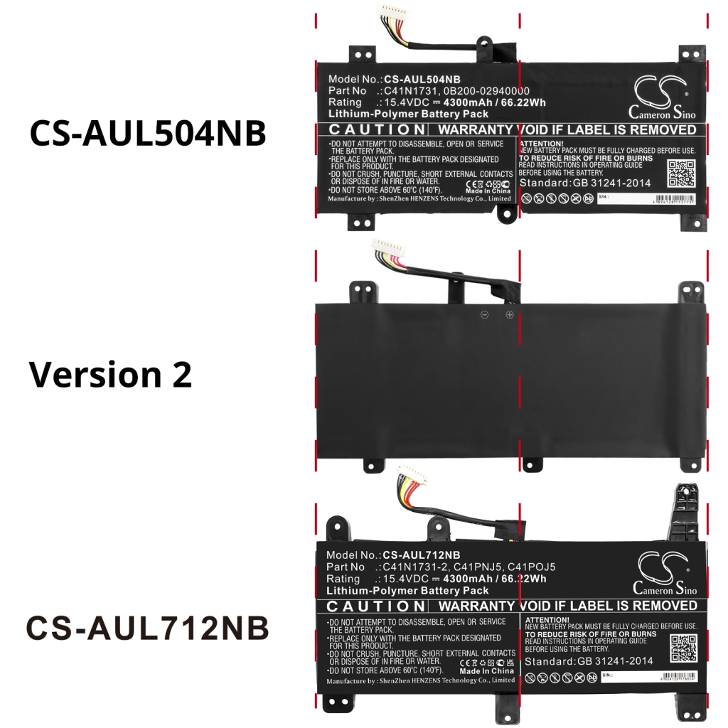 Battery Replaces 0B200-02940000