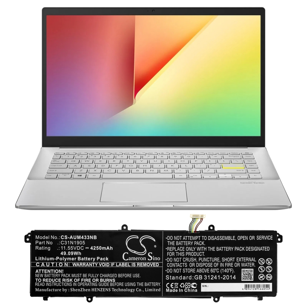Notebook battery Asus VivoBook S14 M433IA-EB202T