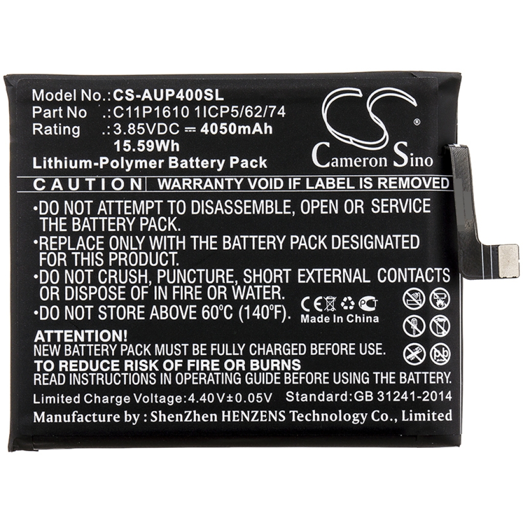 Batérie pre mobilné telefóny Asus CS-AUP400SL