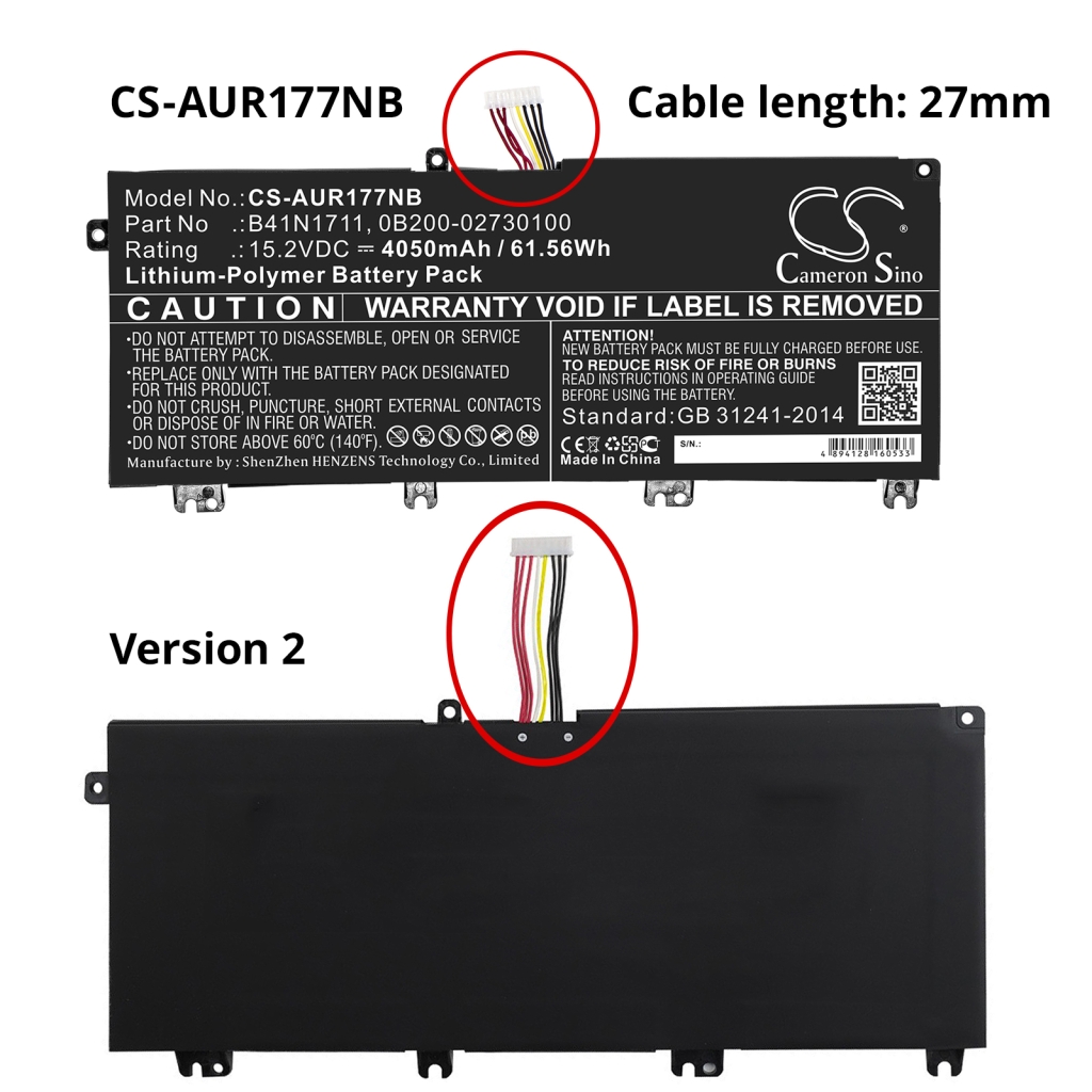 Batéria notebooku Asus CS-AUR177NB