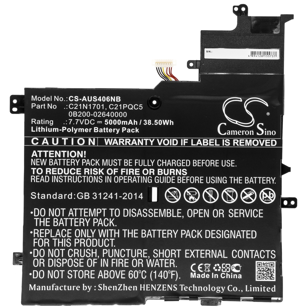 Batéria notebooku Asus CS-AUS406NB