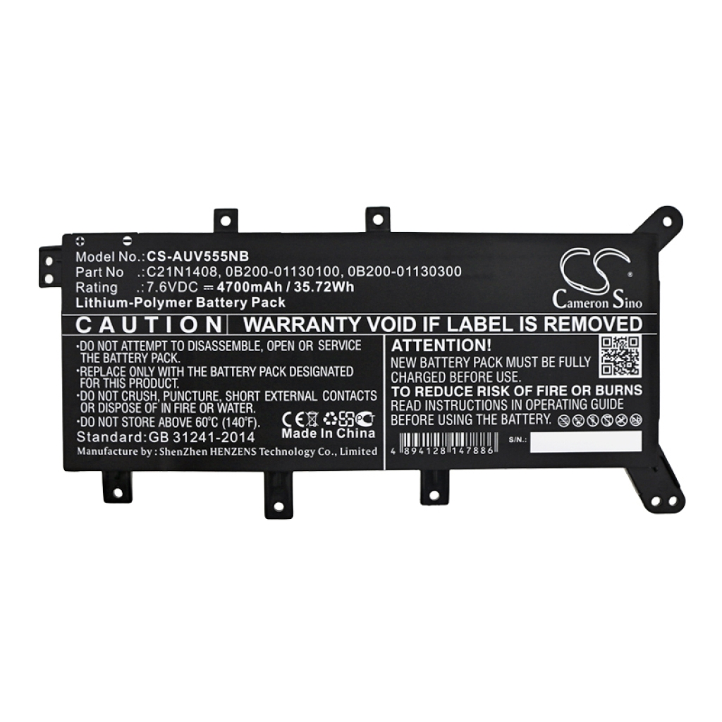 Batéria notebooku Asus CS-AUV555NB