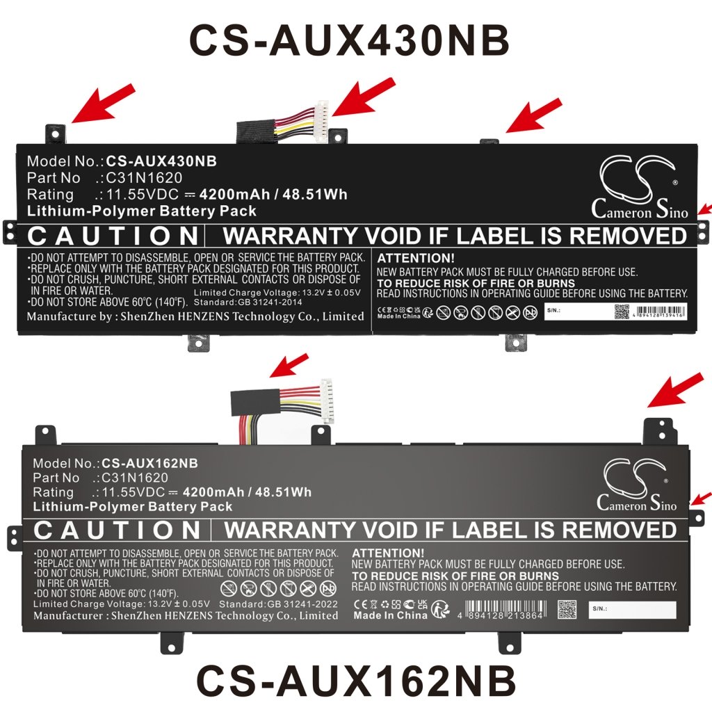 Baterie do notebooků Asus CS-AUX162NB