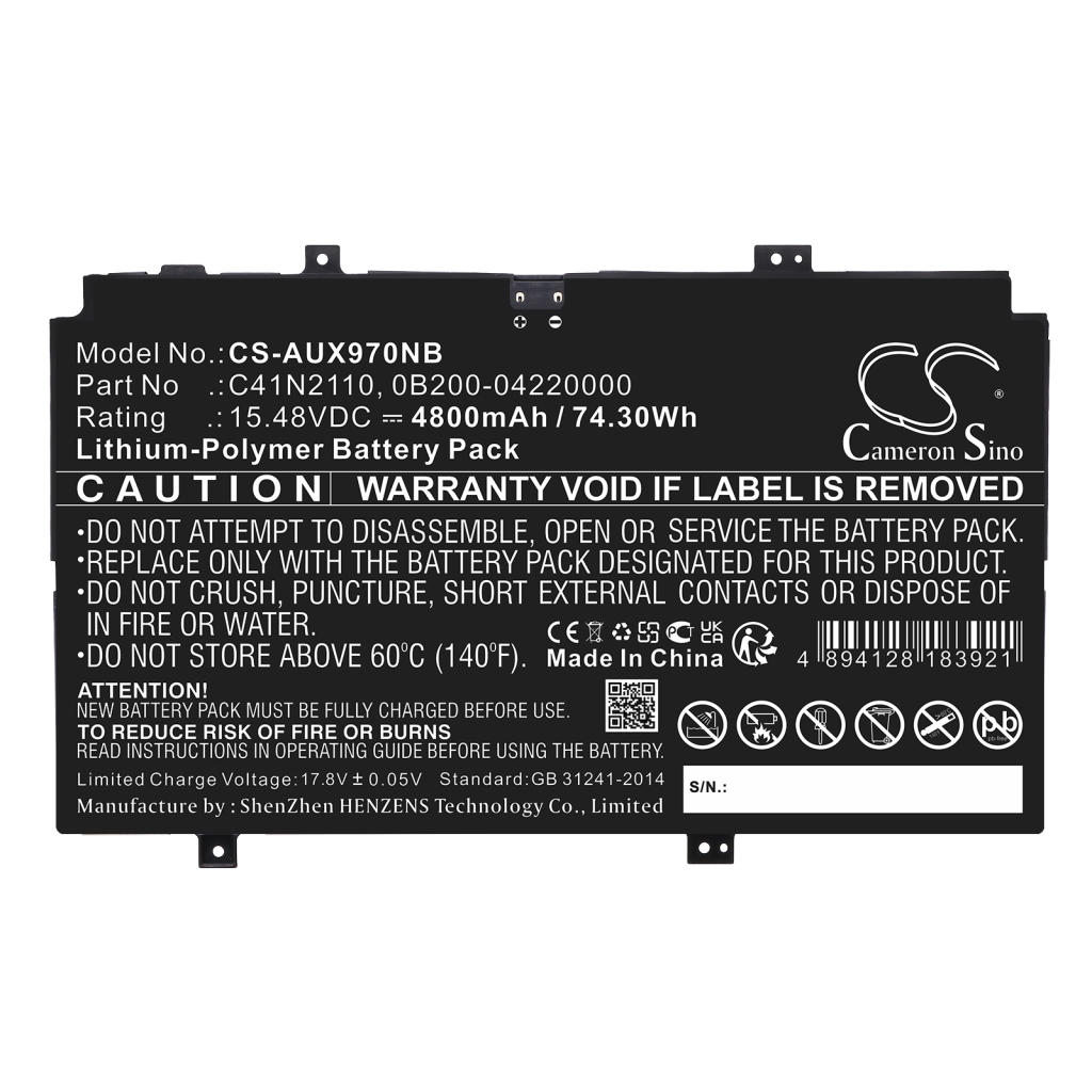 Batéria notebooku Asus CS-AUX970NB