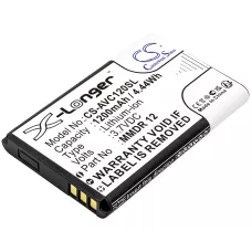 Compatible battery replacement for Emporia 523450AR 11-01,BT60,EP-500,MMDR 12,VERDIT
