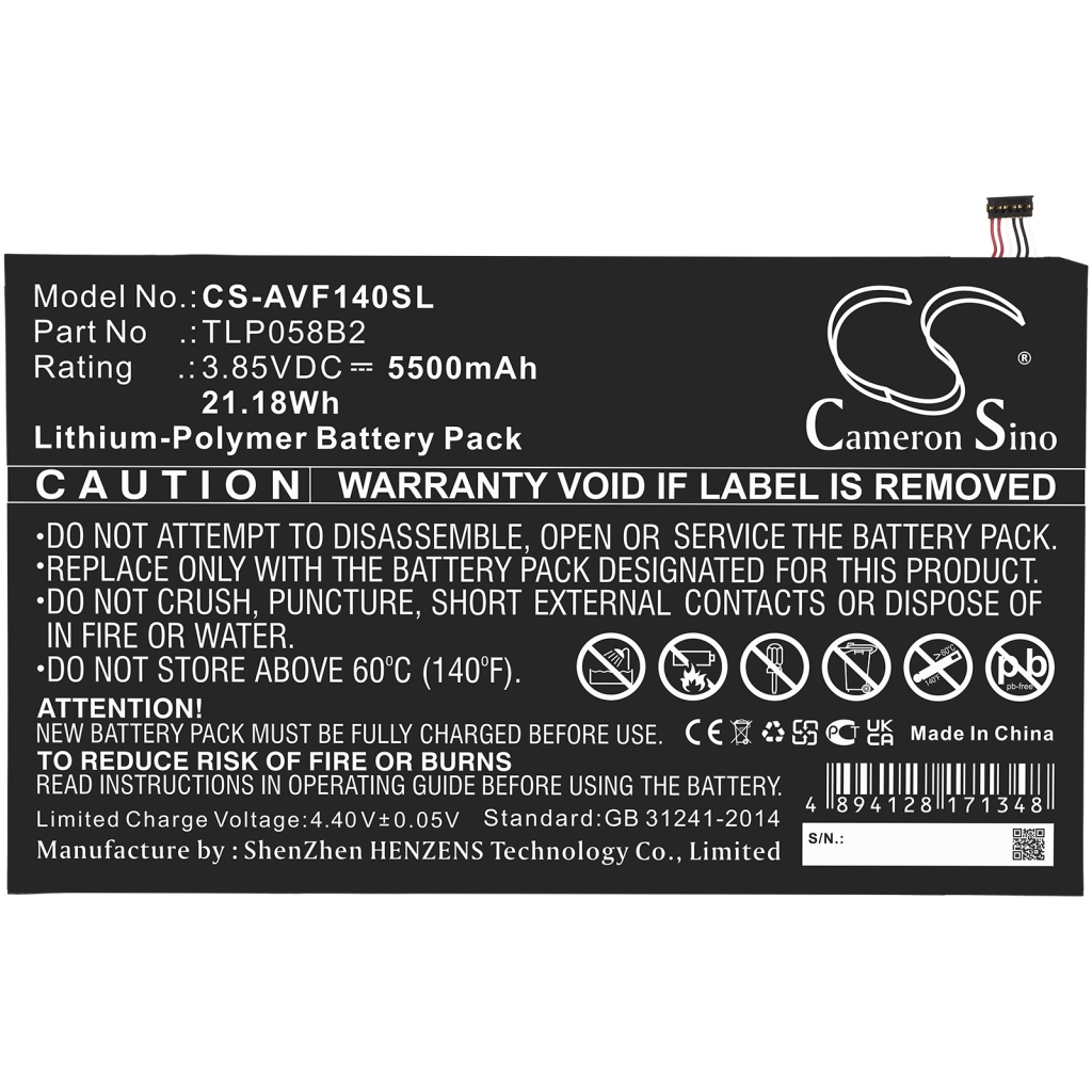 Batéria pre tablet Vodafone CS-AVF140SL
