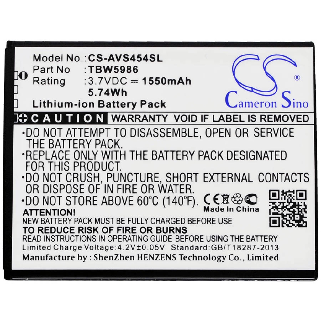 Batérie pre mobilné telefóny Archos CS-AVS454SL