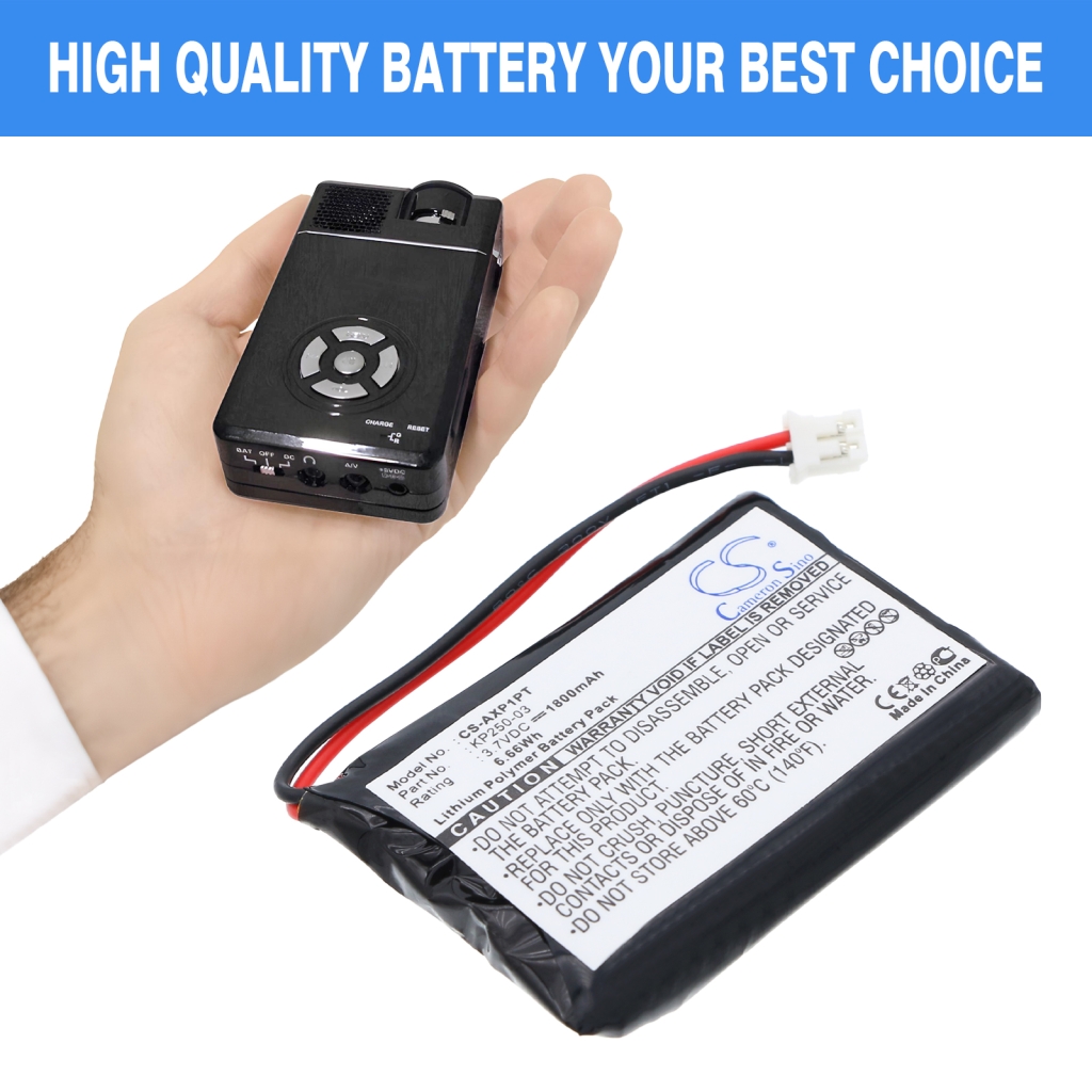 Projector Battery compatible with AAXA CS-AXP1PT