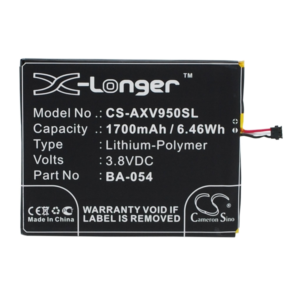 Baterie kompatibilní s Aux CS-AXV950SL